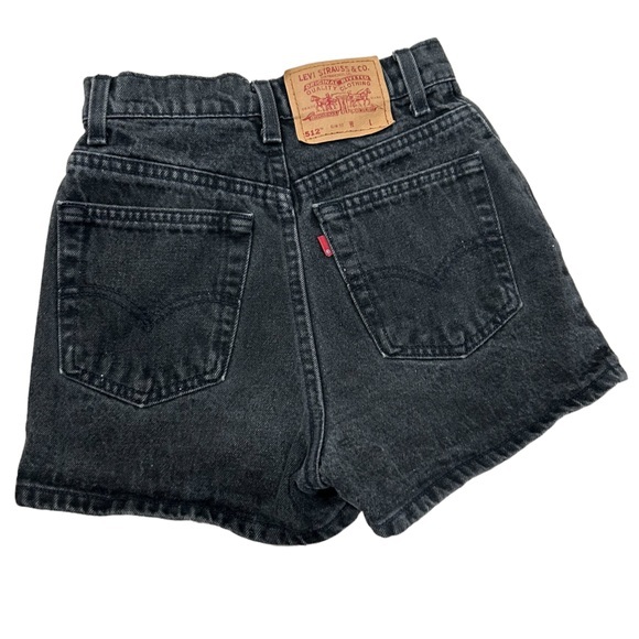 Levi's Pants - Levi’s Vintage 512 Black High Rise Wedgie Shorts Made in the USA Women’s Size 2